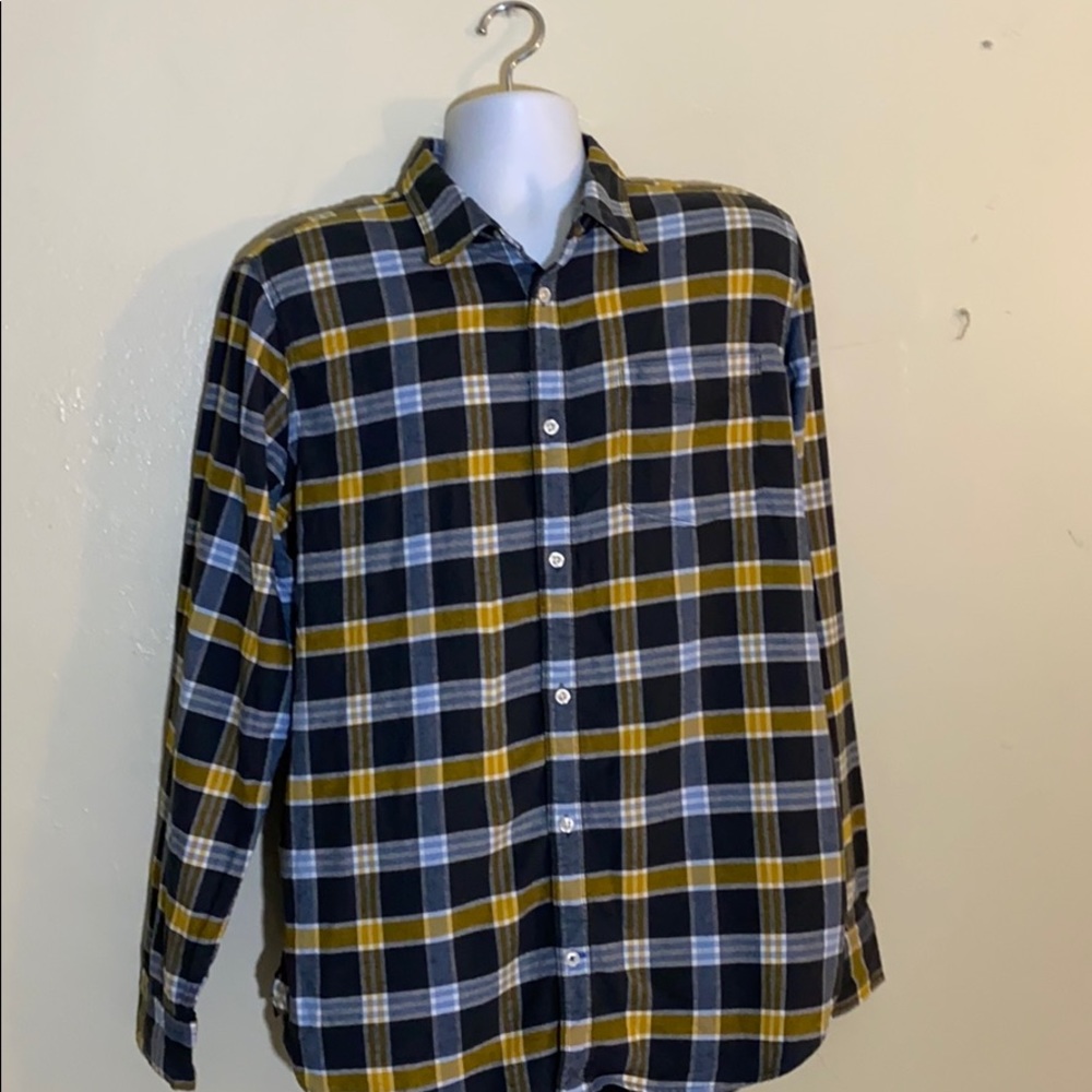 XL GAP 100% Cotton Plaid shirt long sleeve